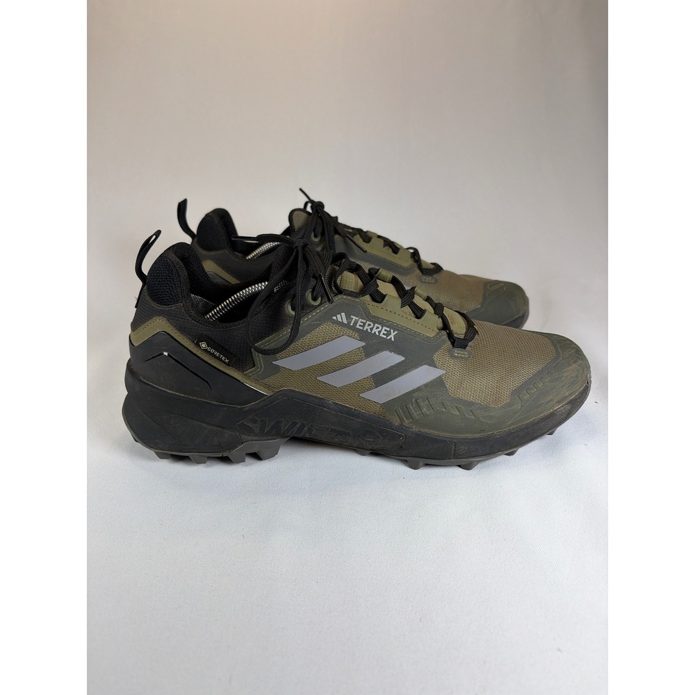 Adidas Terrex Swift R3 Gore-Tex Mens Hiking Shoes Olive Green HR1312 Size 13